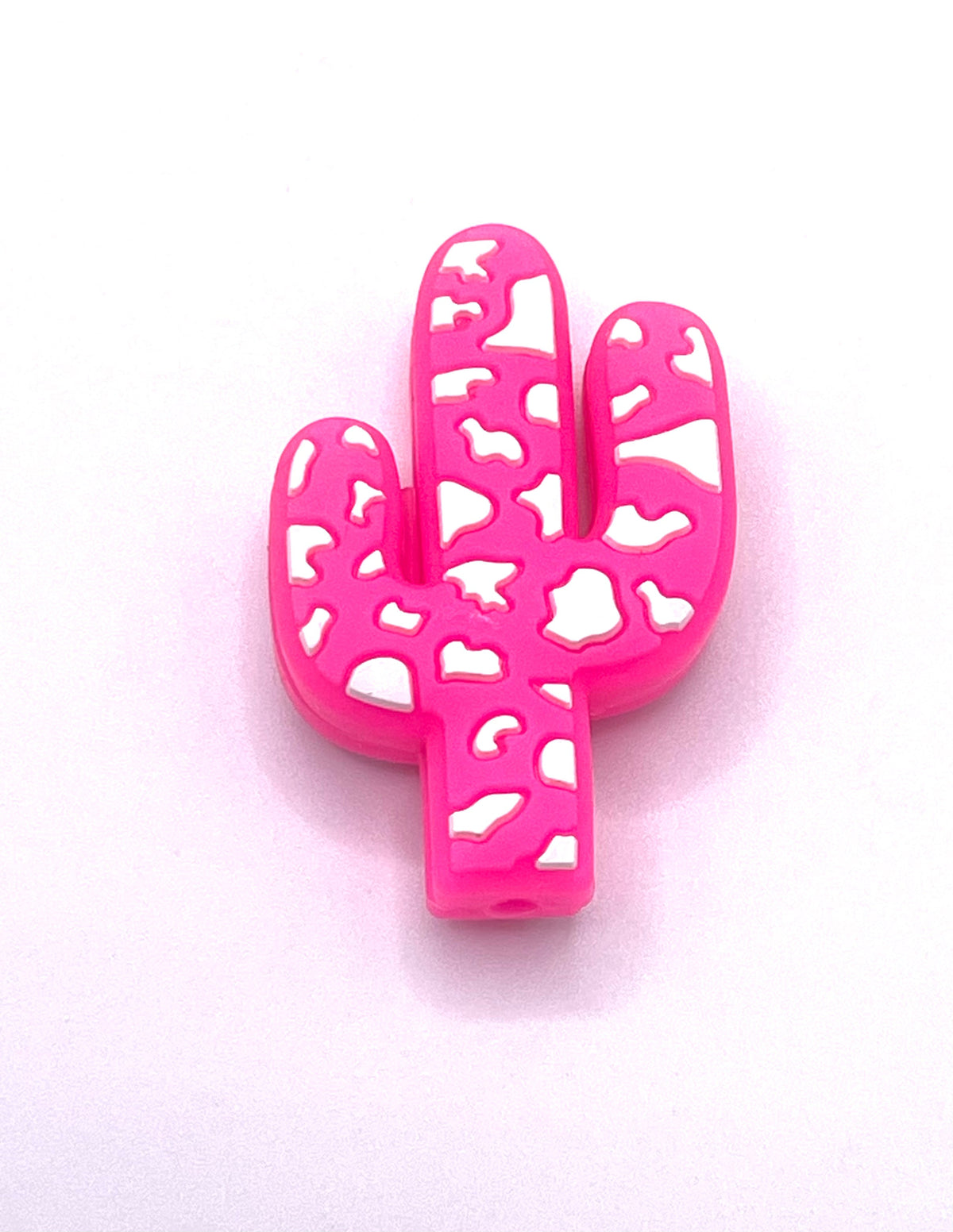 Cow Print Cactus Focal Bead - Discontinued