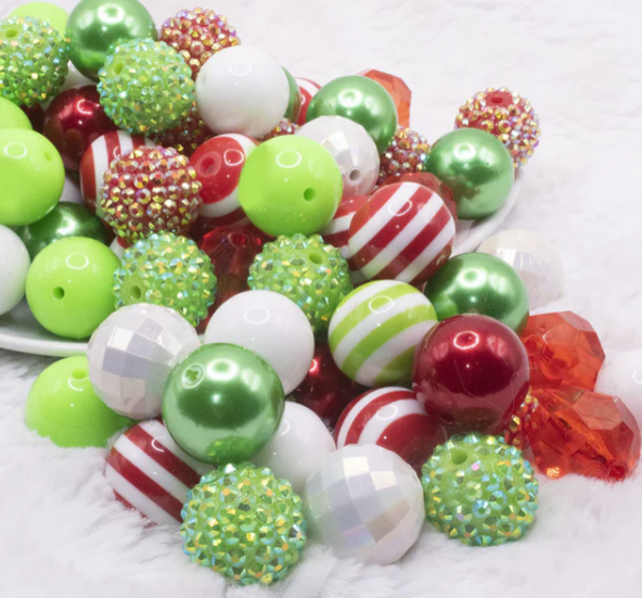GRINCHY BUBBLEGUM BEADS