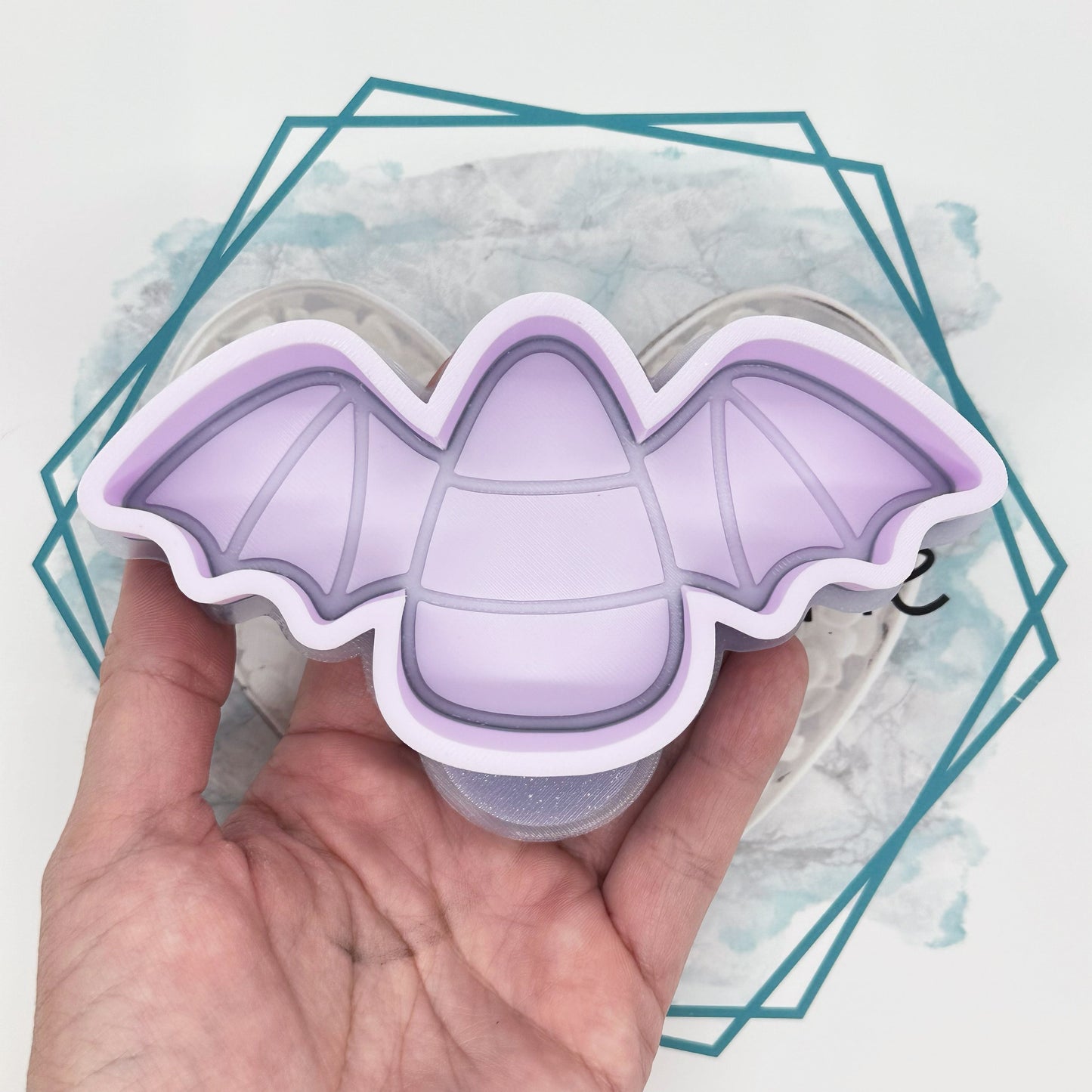 Candy Corn Bat Freshie Mold