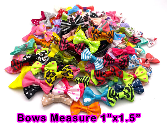 Mini Bows Assortment - Pkg of 10