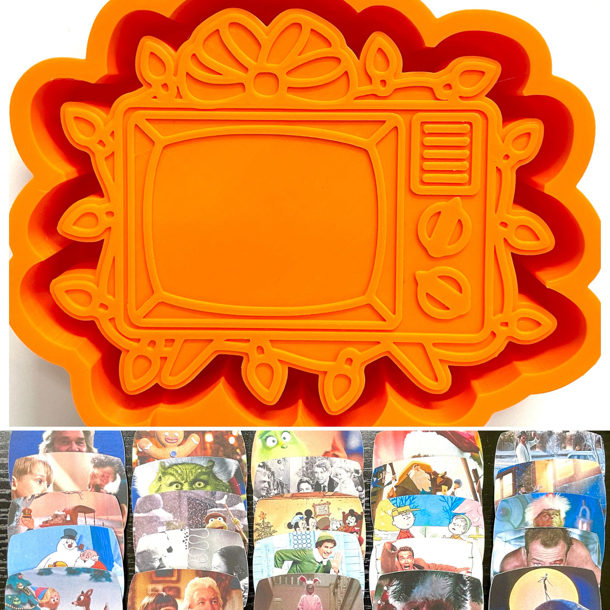 Christmas TV w/ Cardstock Option