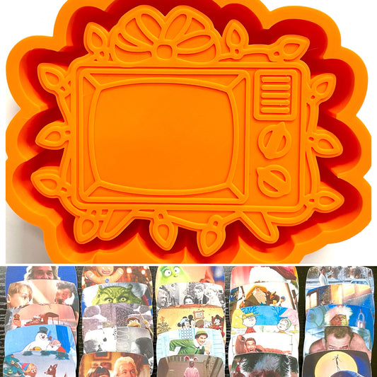 Christmas TV w/ Cardstock Option