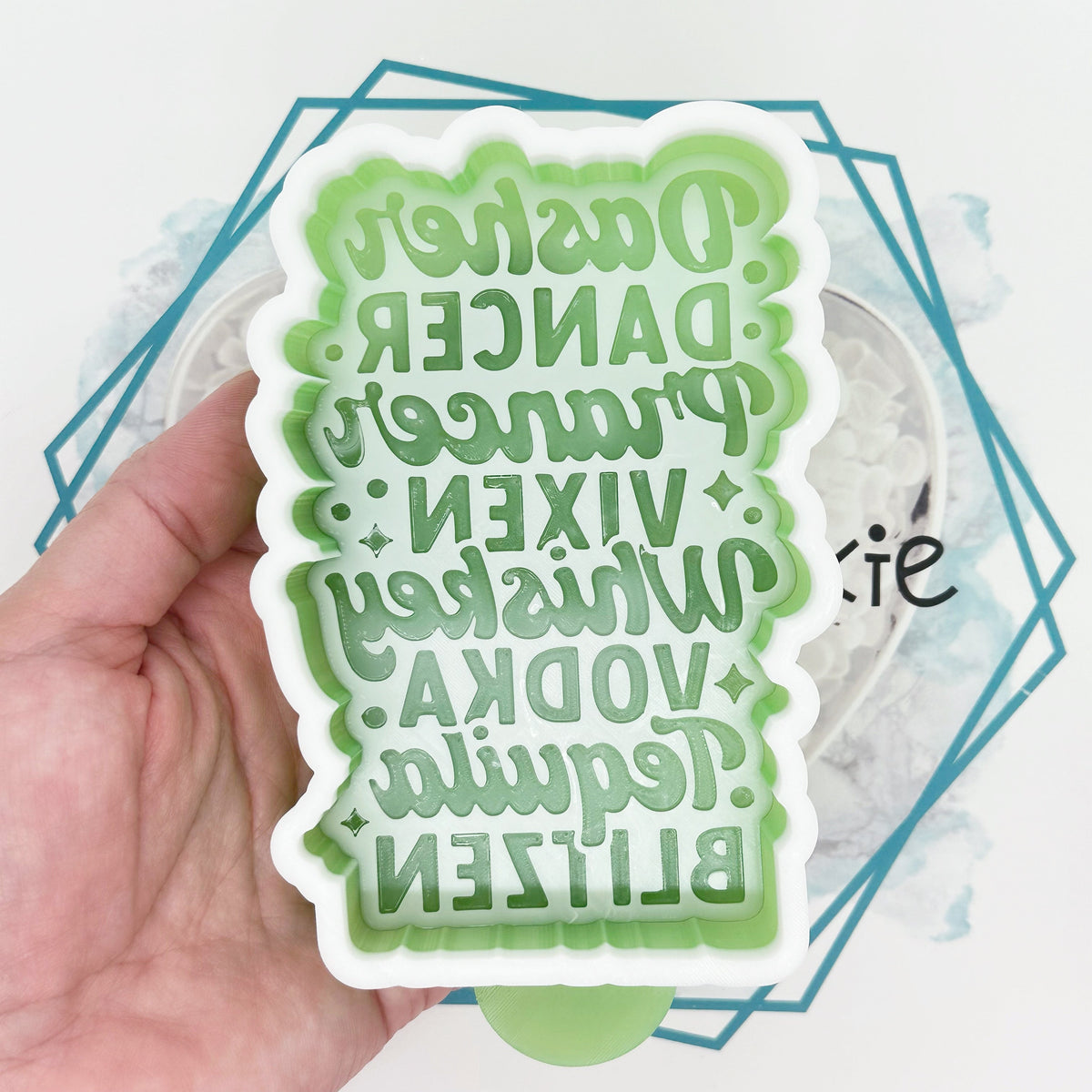 Funny Reindeer Names Freshie Mold