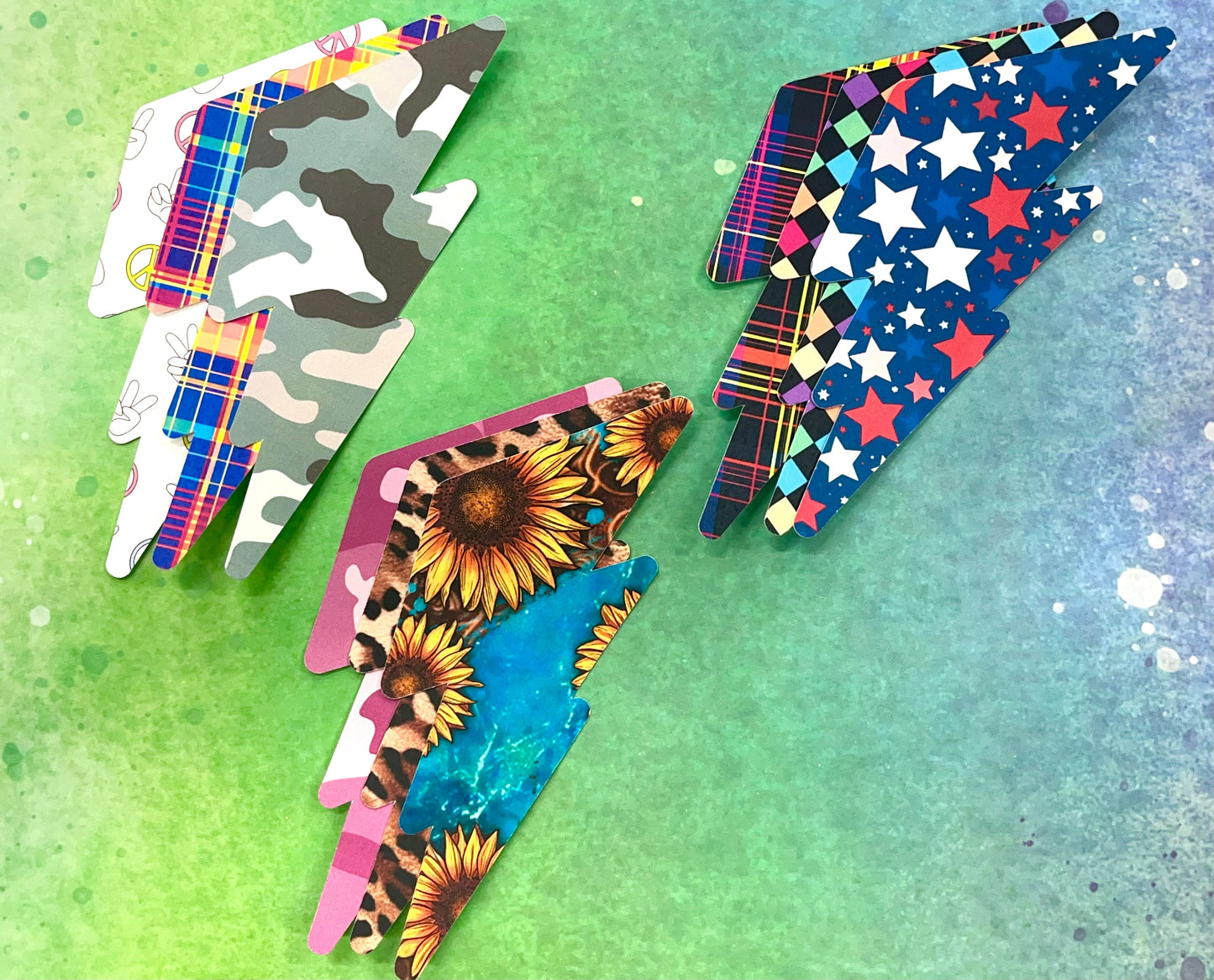 Lightening Bolt Mold + Cardstock