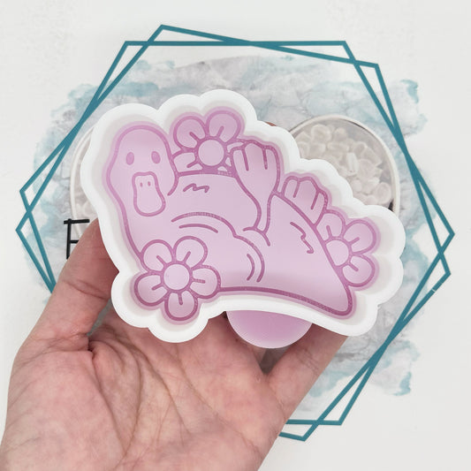 Flower Duck Freshie Mold