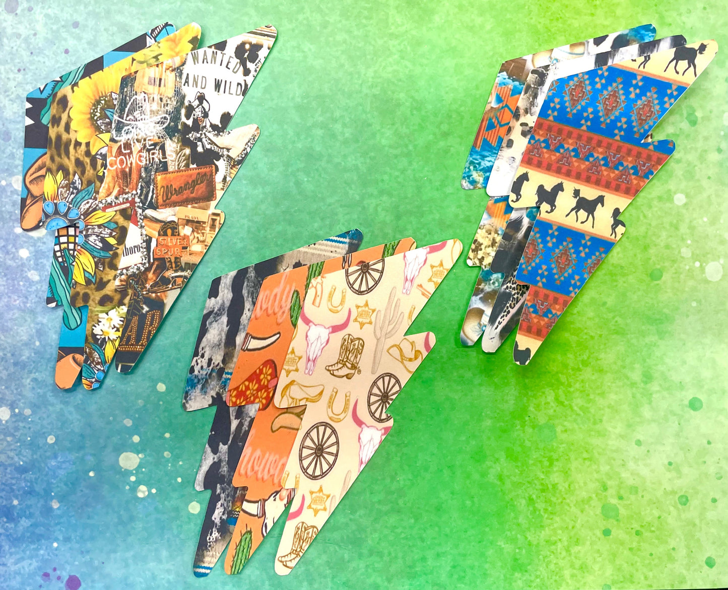 Lightening Bolt Mold + Cardstock