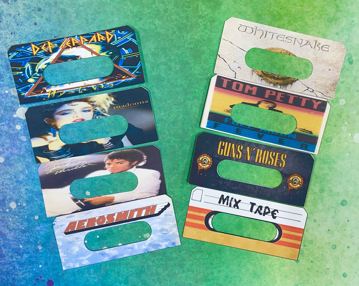 Cassette Tape Mold + Cardstock