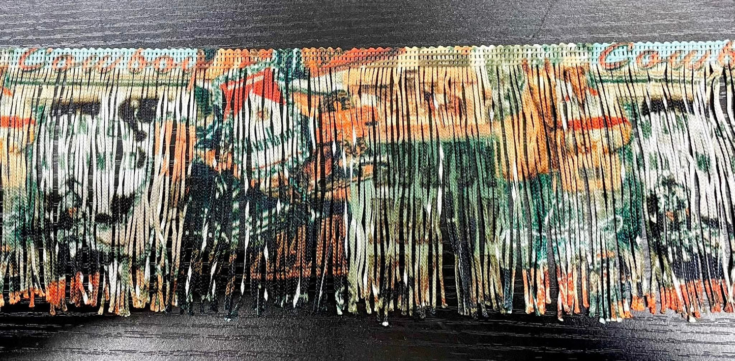 4” Fringe with Printed Designs