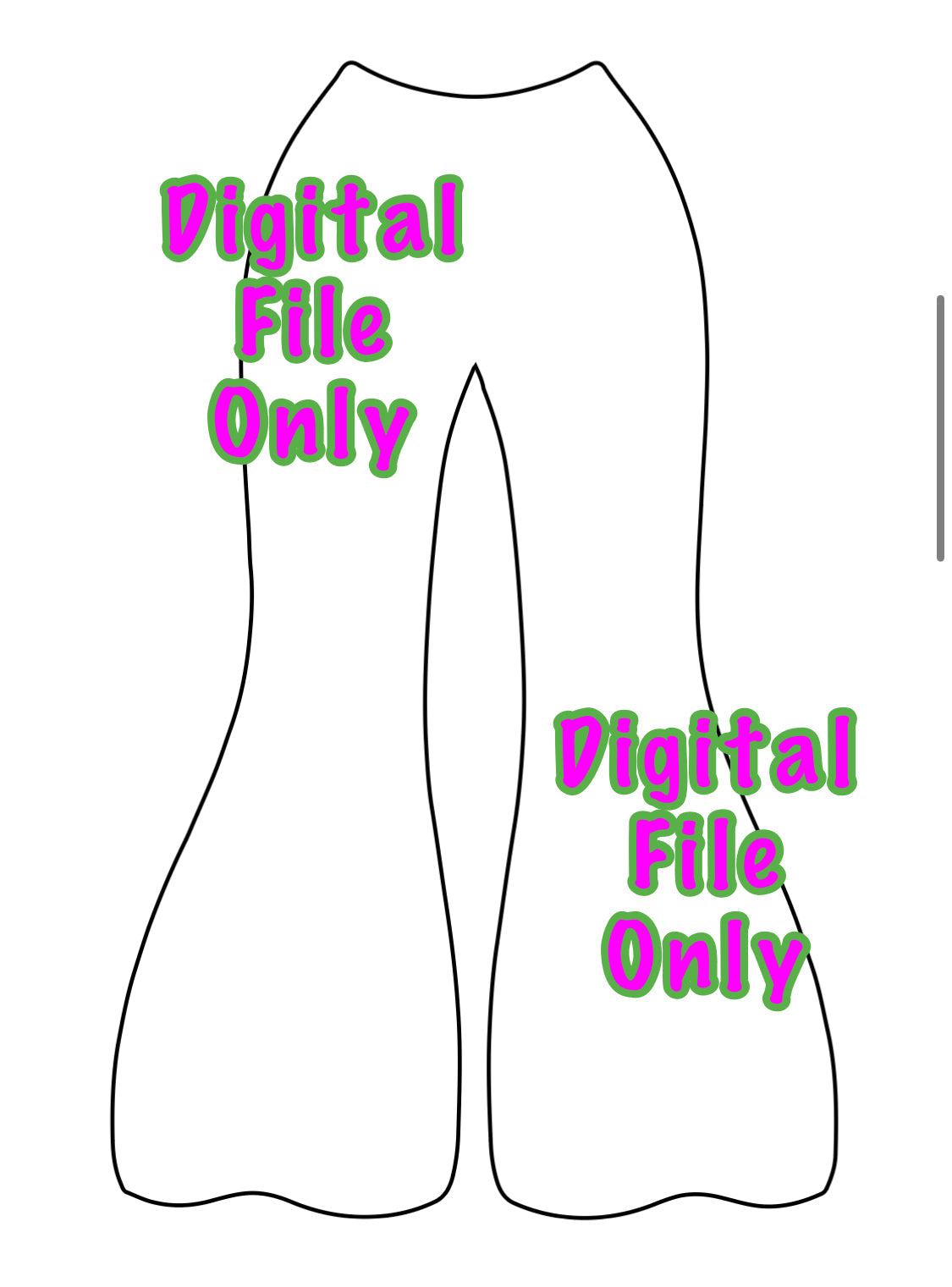 Bell Bottoms SVG