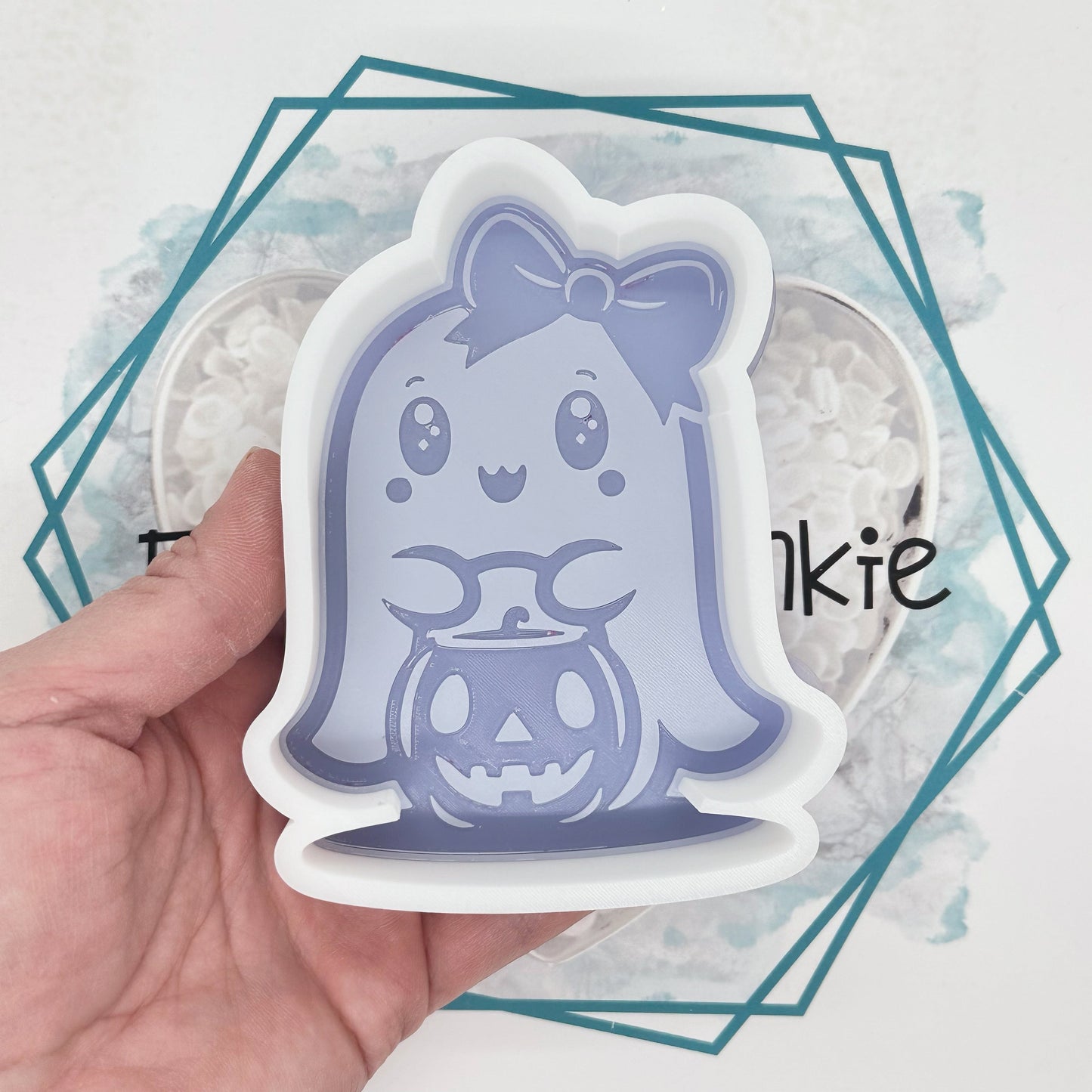 Trick or Treat Ghost Freshie Mold
