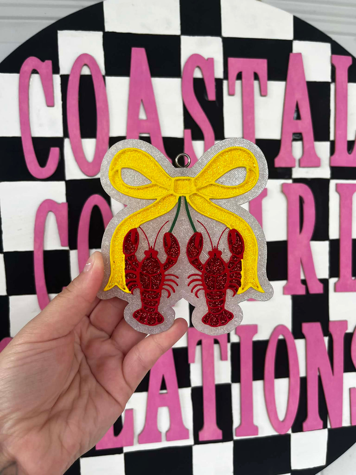 Crawfish cherry bow exclusive