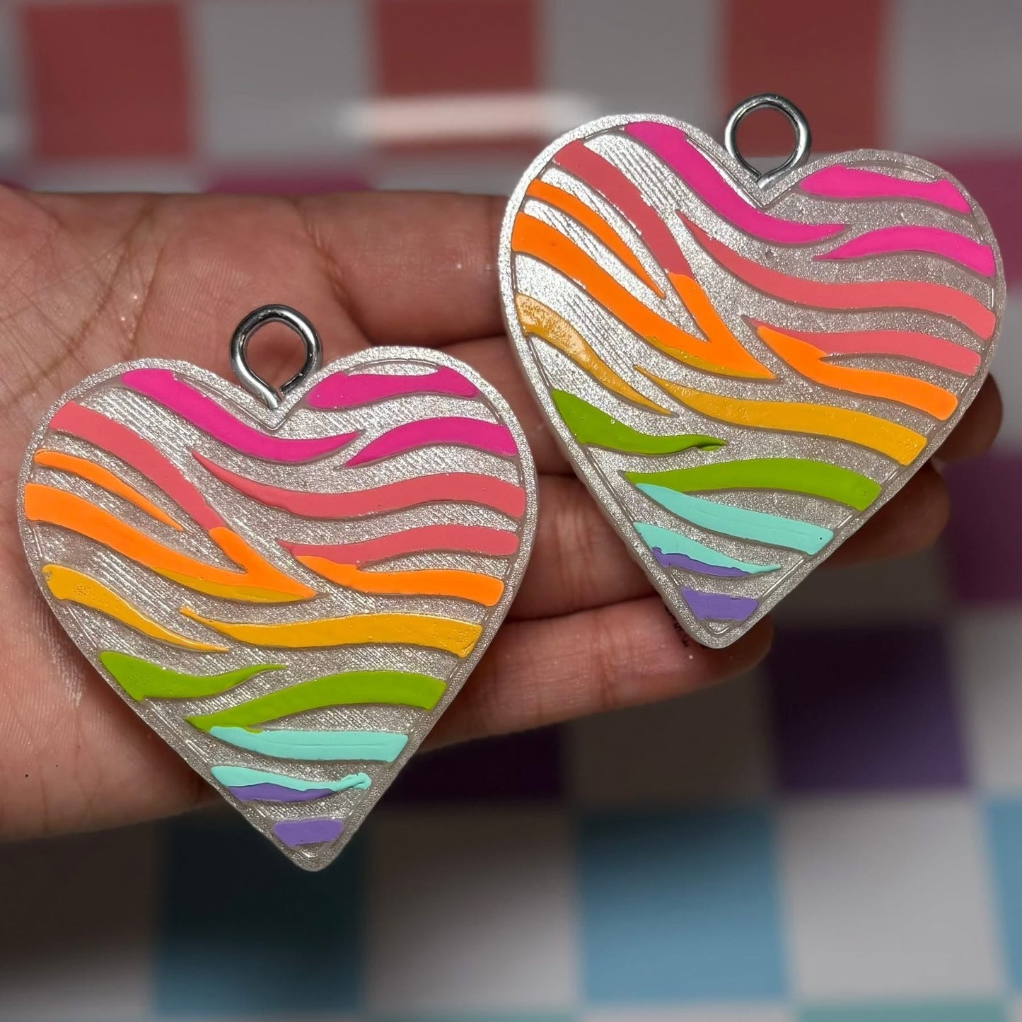 Zebra heart VENT CLIPS