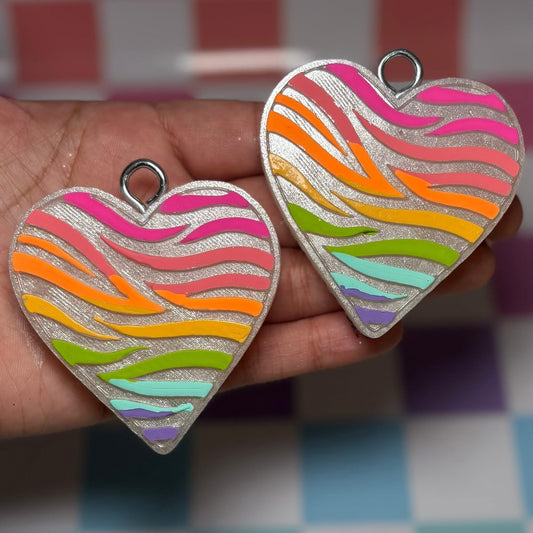 Zebra heart VENT CLIPS