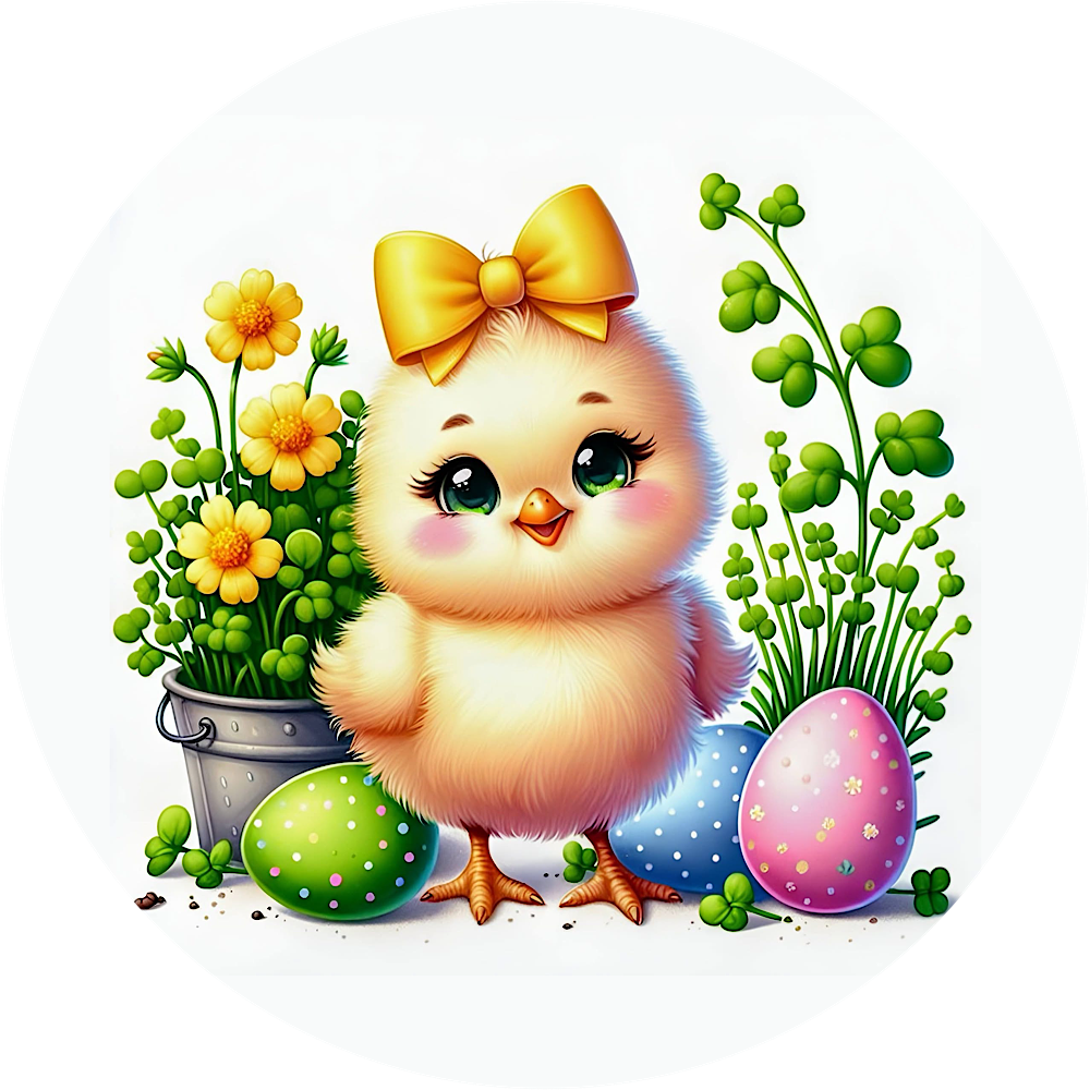EASTER CAR FRESHIE CARD STOCK (CHOOSE IMAGE)
