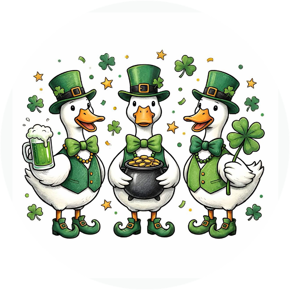 ST PATRICK'S PATTY'S DAY IRISH CAR FRESHIE CARD STOCK (CHOOSE IMAGE)