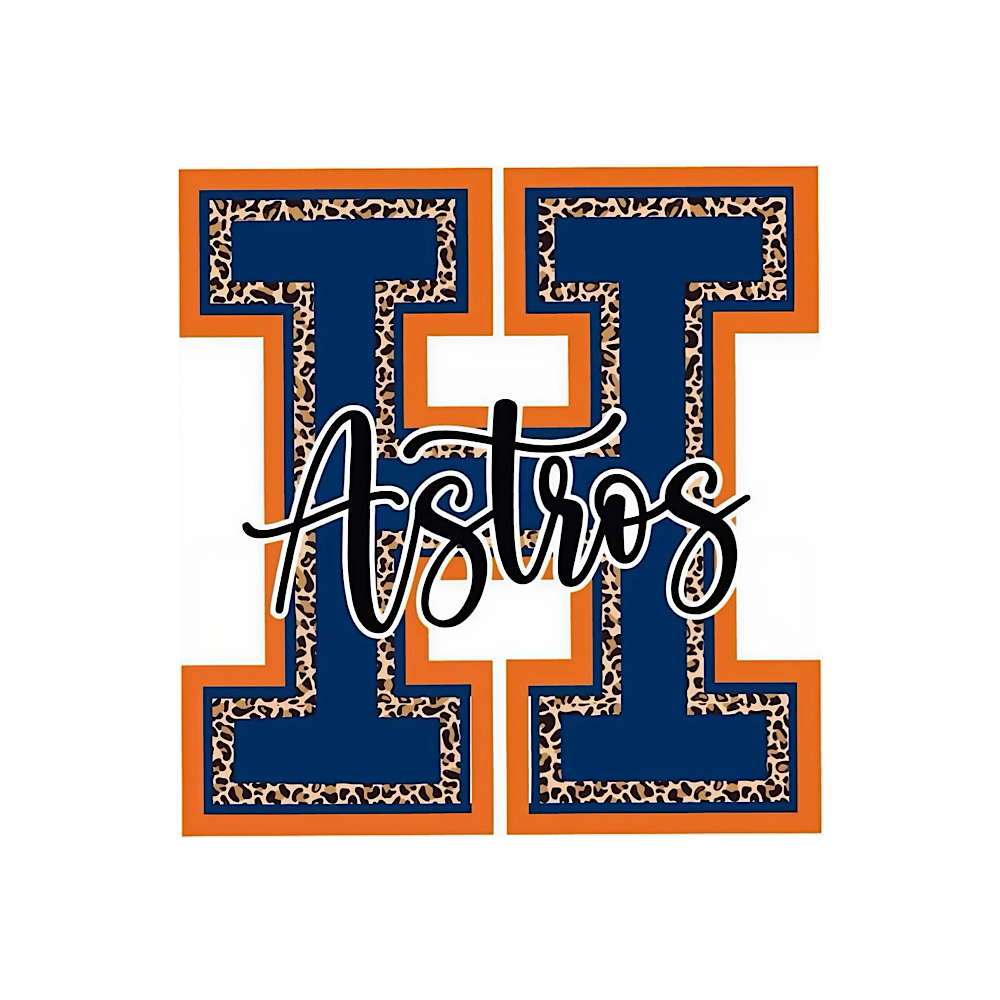 HOUSTON ASTROS HTOWN CAR FRESHIE CARD STOCK (CHOOSE IMAGE)