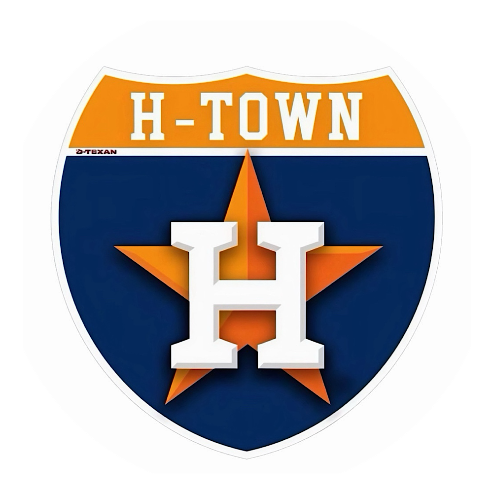 HOUSTON ASTROS HTOWN CAR FRESHIE CARD STOCK (CHOOSE IMAGE)