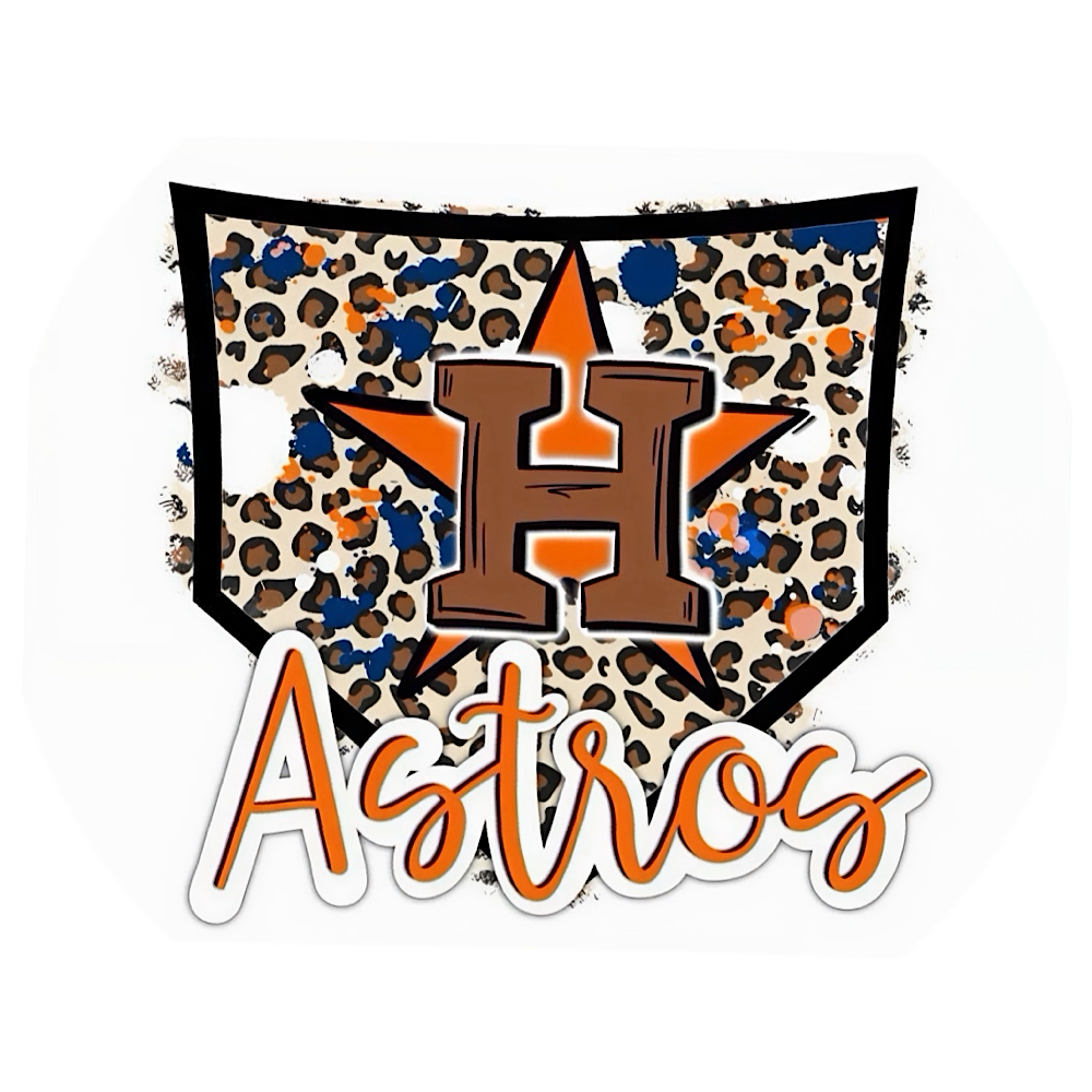 HOUSTON ASTROS HTOWN CAR FRESHIE CARD STOCK (CHOOSE IMAGE)