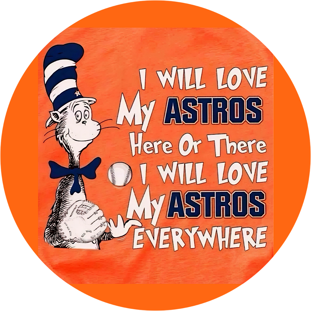 HOUSTON ASTROS HTOWN CAR FRESHIE CARD STOCK (CHOOSE IMAGE)