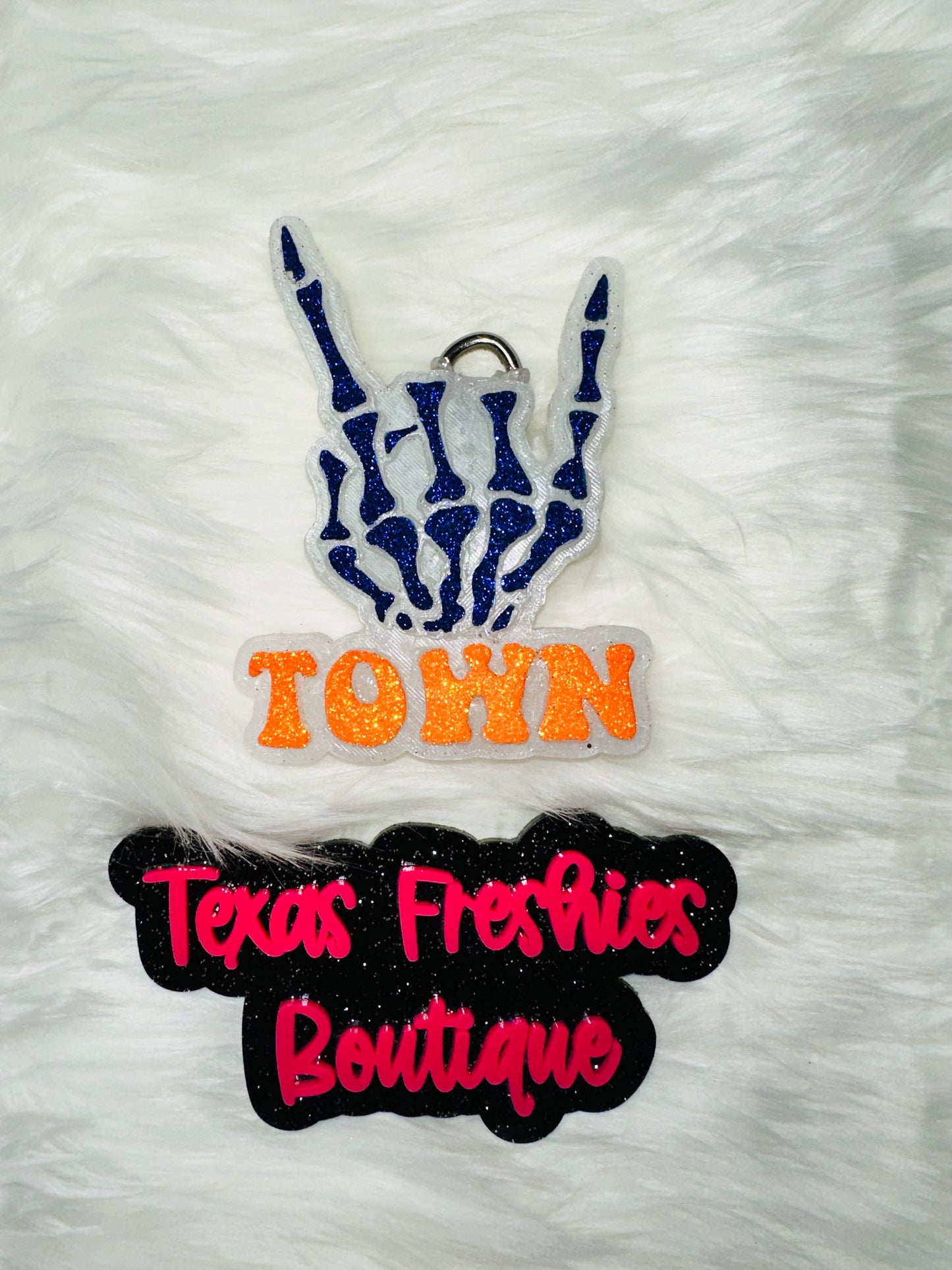 Skeleton Hand H Town Freshie