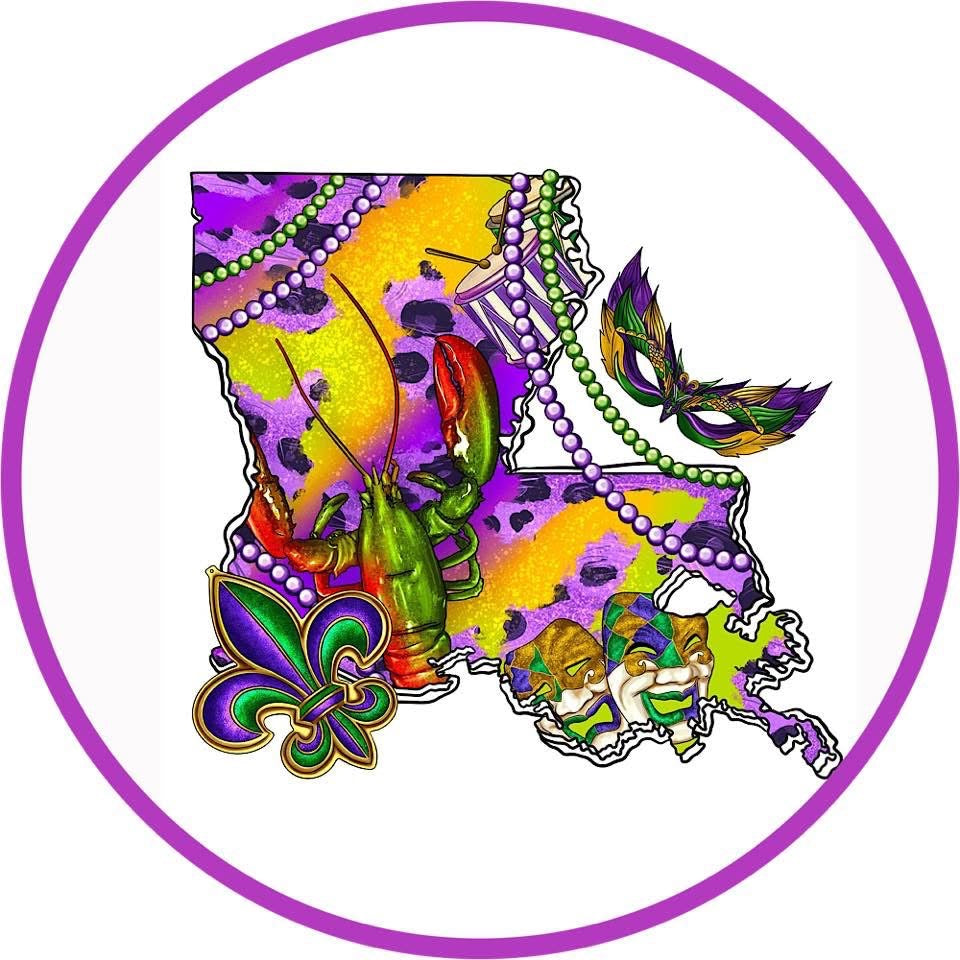 MARDI GRAS CAR FRESHIE CARD STOCK (CHOOSE IMAGE)