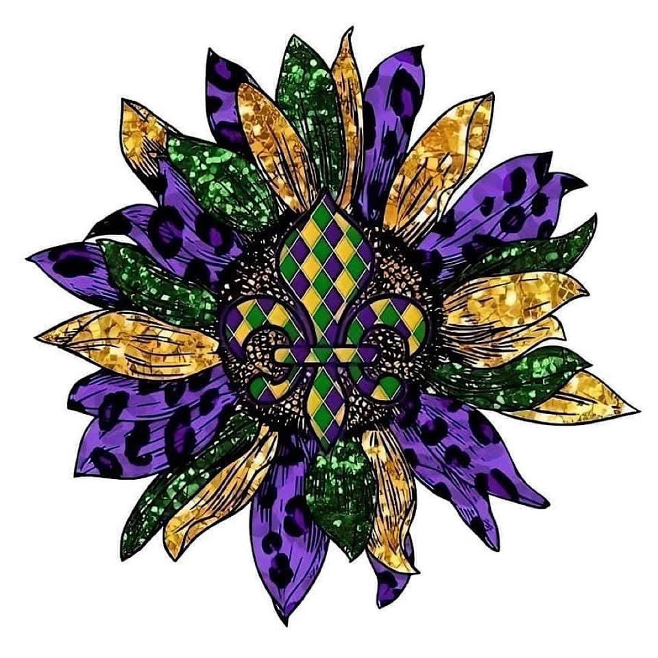 MARDI GRAS CAR FRESHIE CARD STOCK (CHOOSE IMAGE)