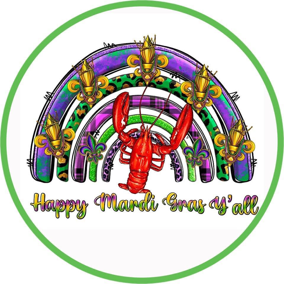 MARDI GRAS CAR FRESHIE CARD STOCK (CHOOSE IMAGE)