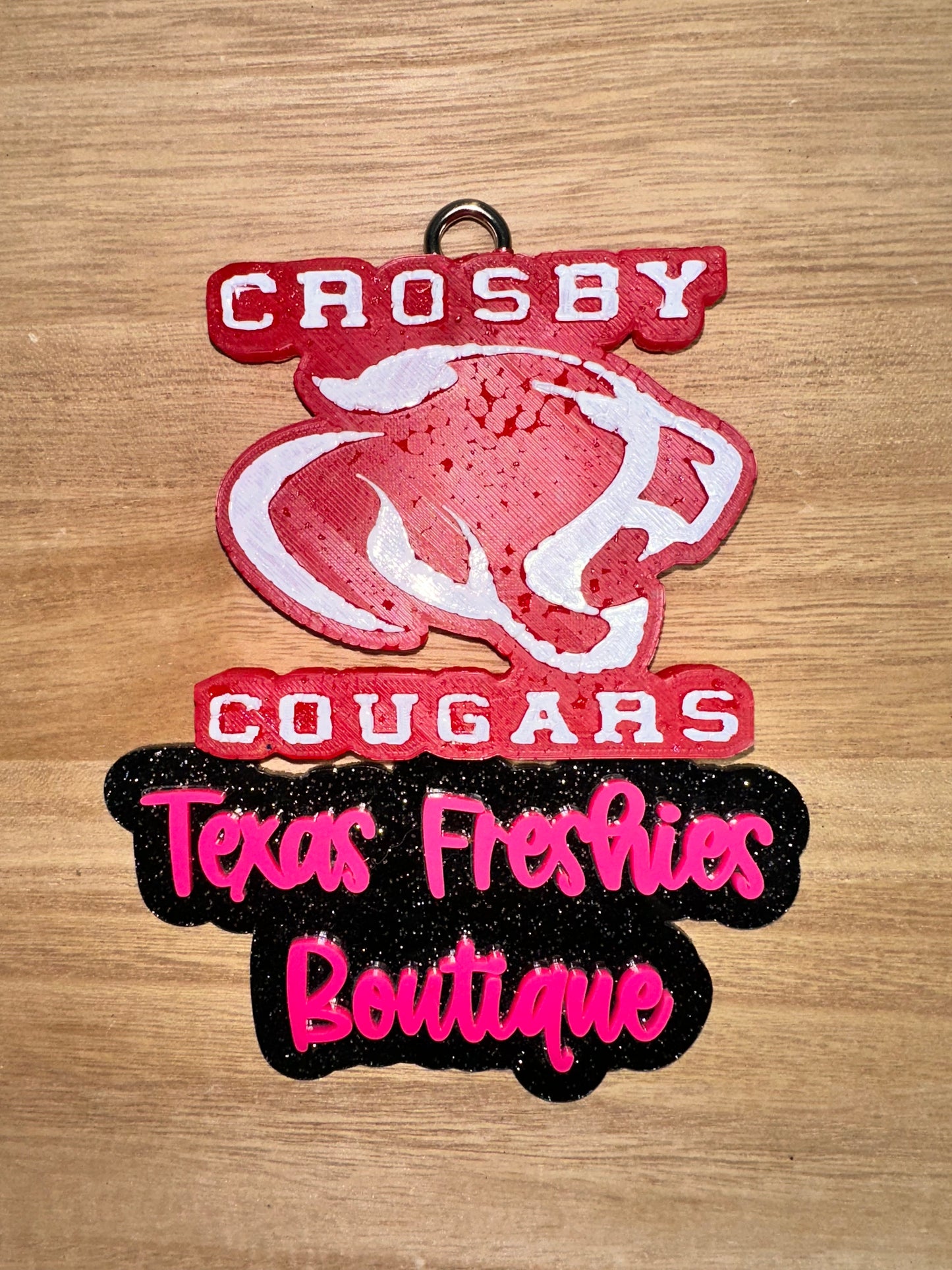 Crosby Cougars Car Freshie