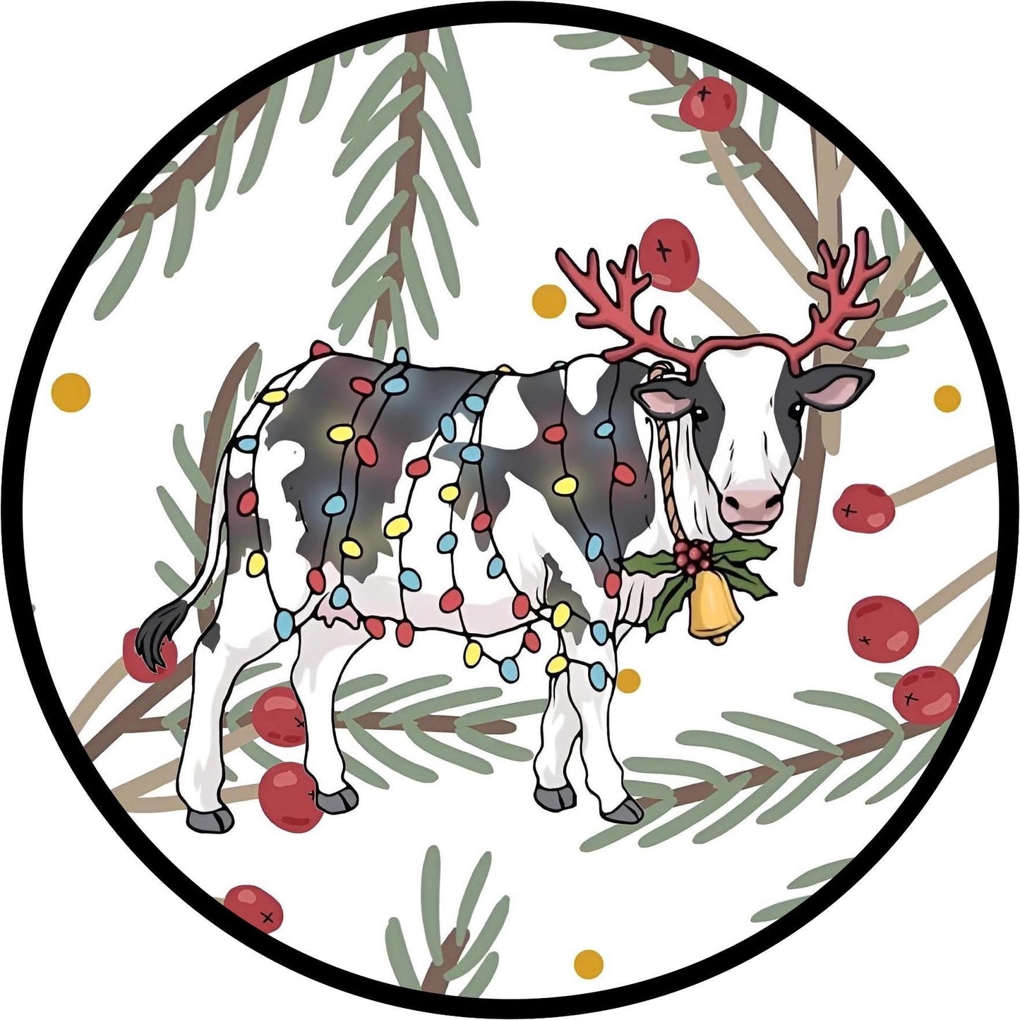 CHRISTMAS FARM CAR FRESHIE CARD STOCK (CHOOSE IMAGE)