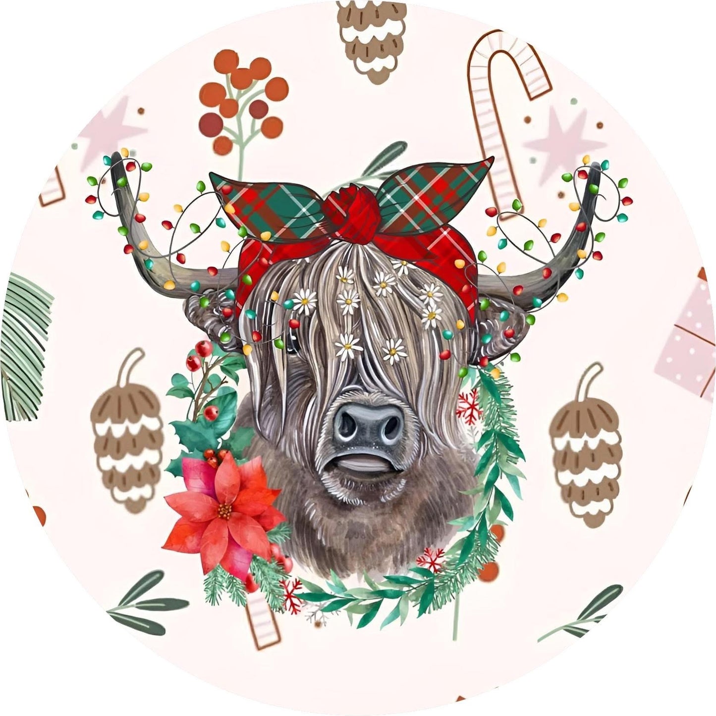 CHRISTMAS FARM CAR FRESHIE CARD STOCK (CHOOSE IMAGE)