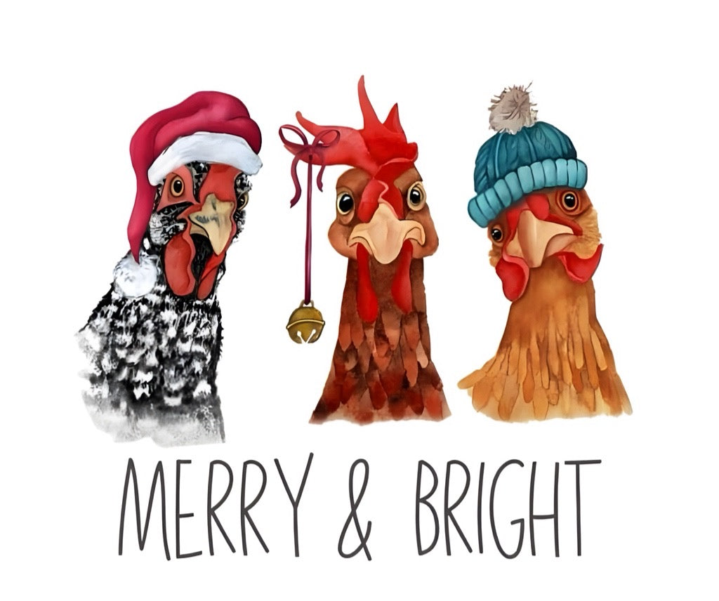 CHRISTMAS FARM CAR FRESHIE CARD STOCK (CHOOSE IMAGE)