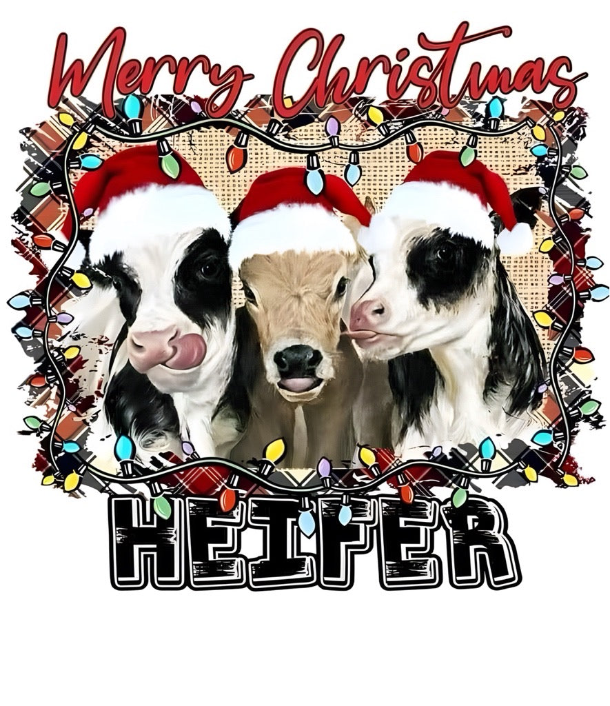 CHRISTMAS FARM CAR FRESHIE CARD STOCK (CHOOSE IMAGE)