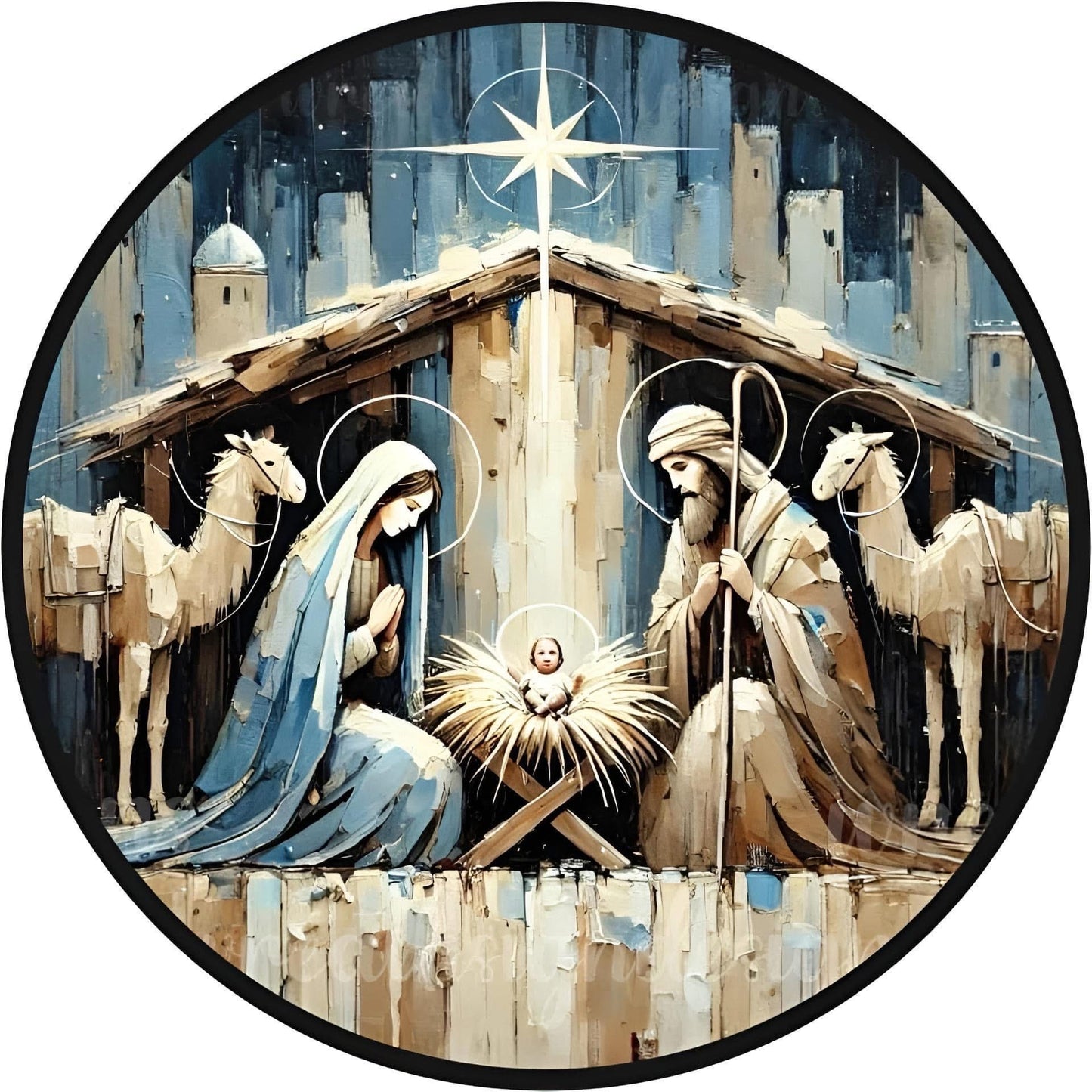 CHRISTMAS CHRISTIAN JESUS CAR FRESHIE CARD STOCK (CHOOSE IMAGE)