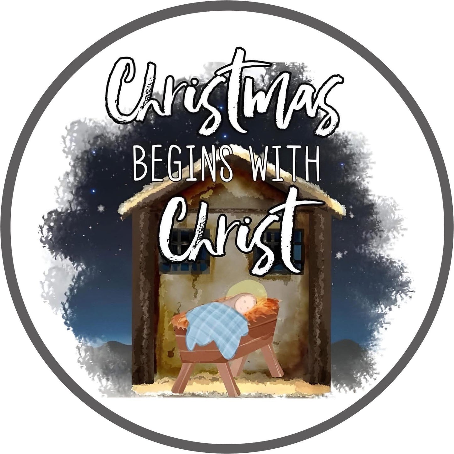 CHRISTMAS CHRISTIAN JESUS CAR FRESHIE CARD STOCK (CHOOSE IMAGE)