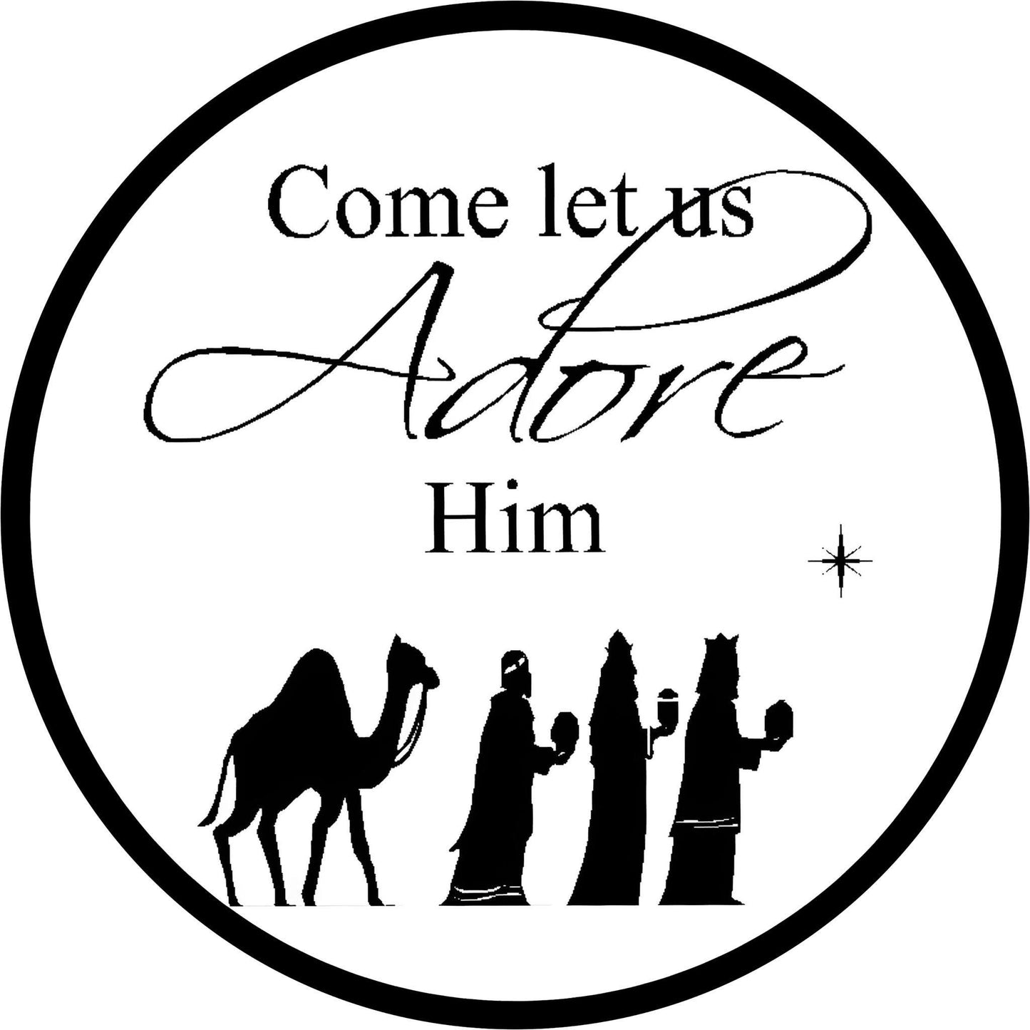 CHRISTMAS CHRISTIAN JESUS CAR FRESHIE CARD STOCK (CHOOSE IMAGE)