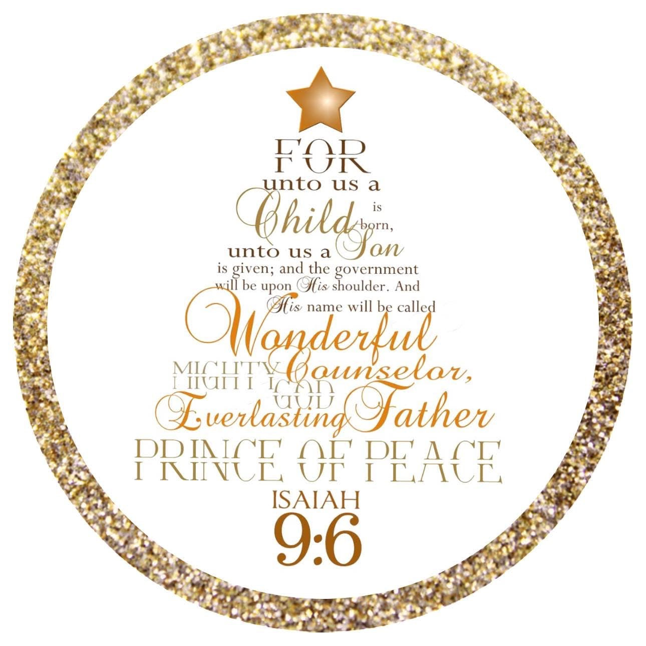 CHRISTMAS CHRISTIAN JESUS CAR FRESHIE CARD STOCK (CHOOSE IMAGE)