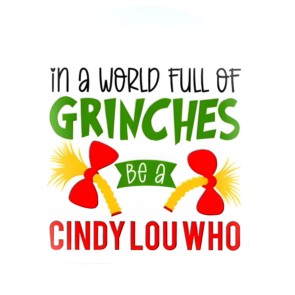 CHRISTMAS GRINCH/WHOVILLE CAR FRESHIE CARD STOCK (CHOOSE IMAGE)