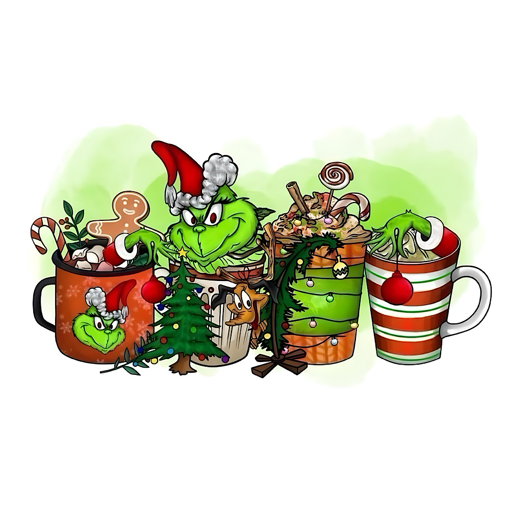 CHRISTMAS GRINCH/WHOVILLE CAR FRESHIE CARD STOCK (CHOOSE IMAGE)