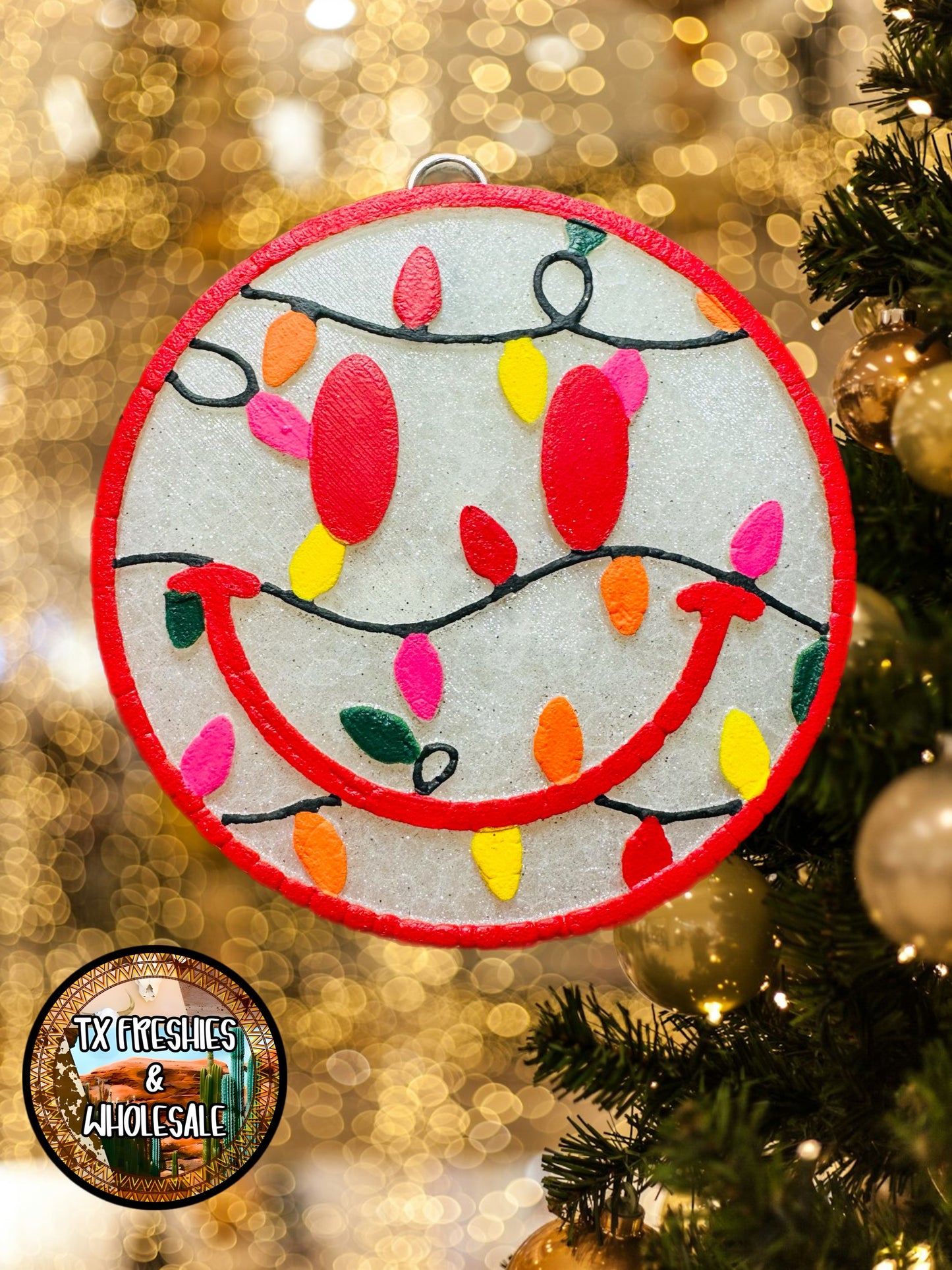 CHRISTMAS WINTER PAINTED CAR FRESHIE (YOU CHOOSE DESIGN)