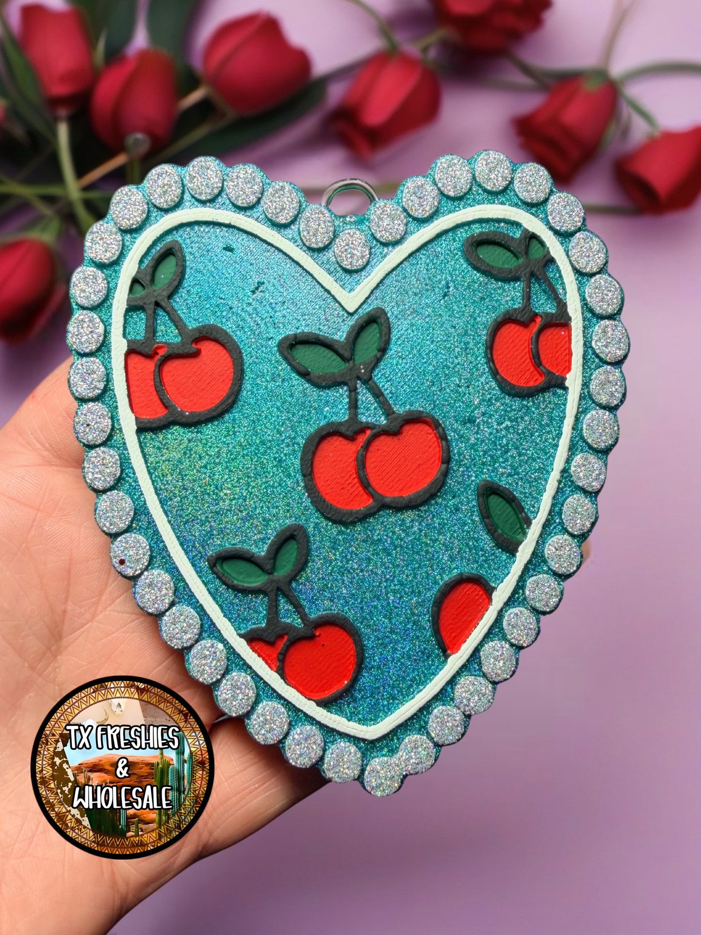 VALENTINE'S LOVE ROMANCE PAINTED CAR FRESHIE (YOU CHOOSE DESIGN)