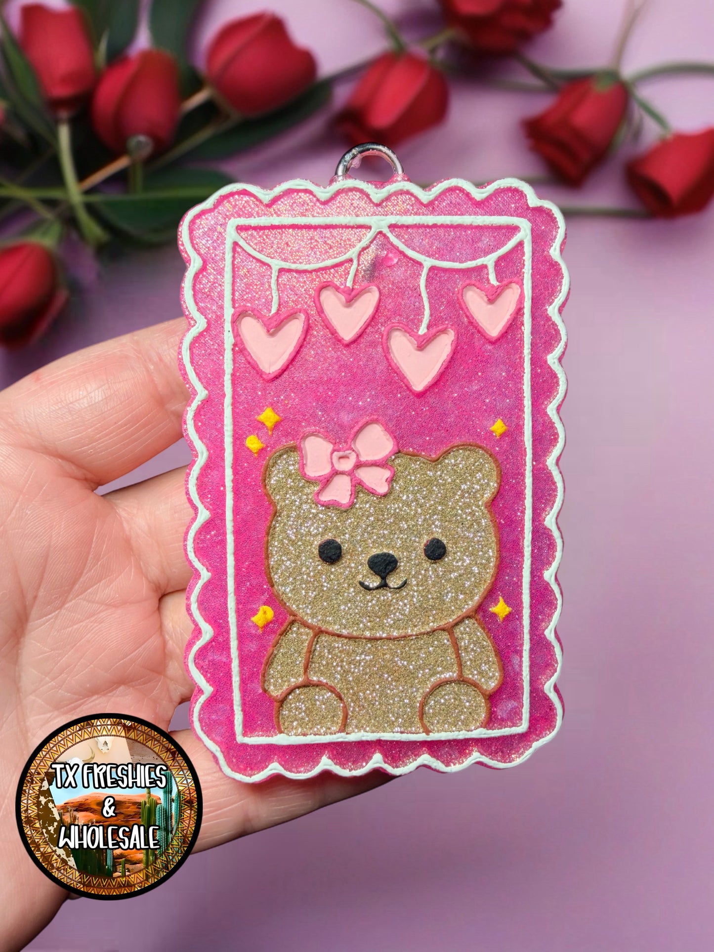 VALENTINE'S LOVE ROMANCE PAINTED CAR FRESHIE (YOU CHOOSE DESIGN)