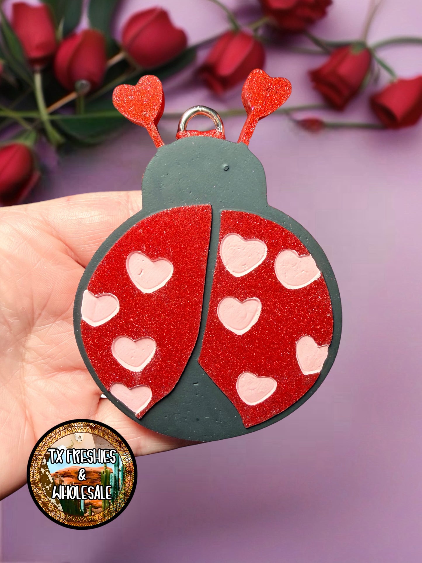 VALENTINE'S LOVE ROMANCE PAINTED CAR FRESHIE (YOU CHOOSE DESIGN)