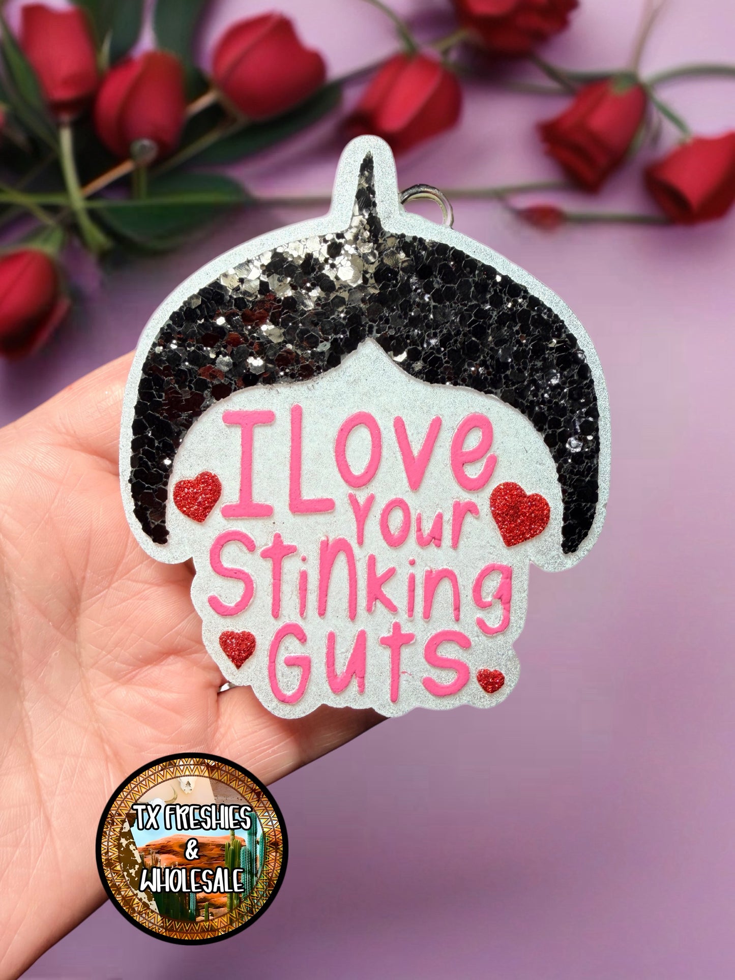 VALENTINE'S LOVE ROMANCE PAINTED CAR FRESHIE (YOU CHOOSE DESIGN)