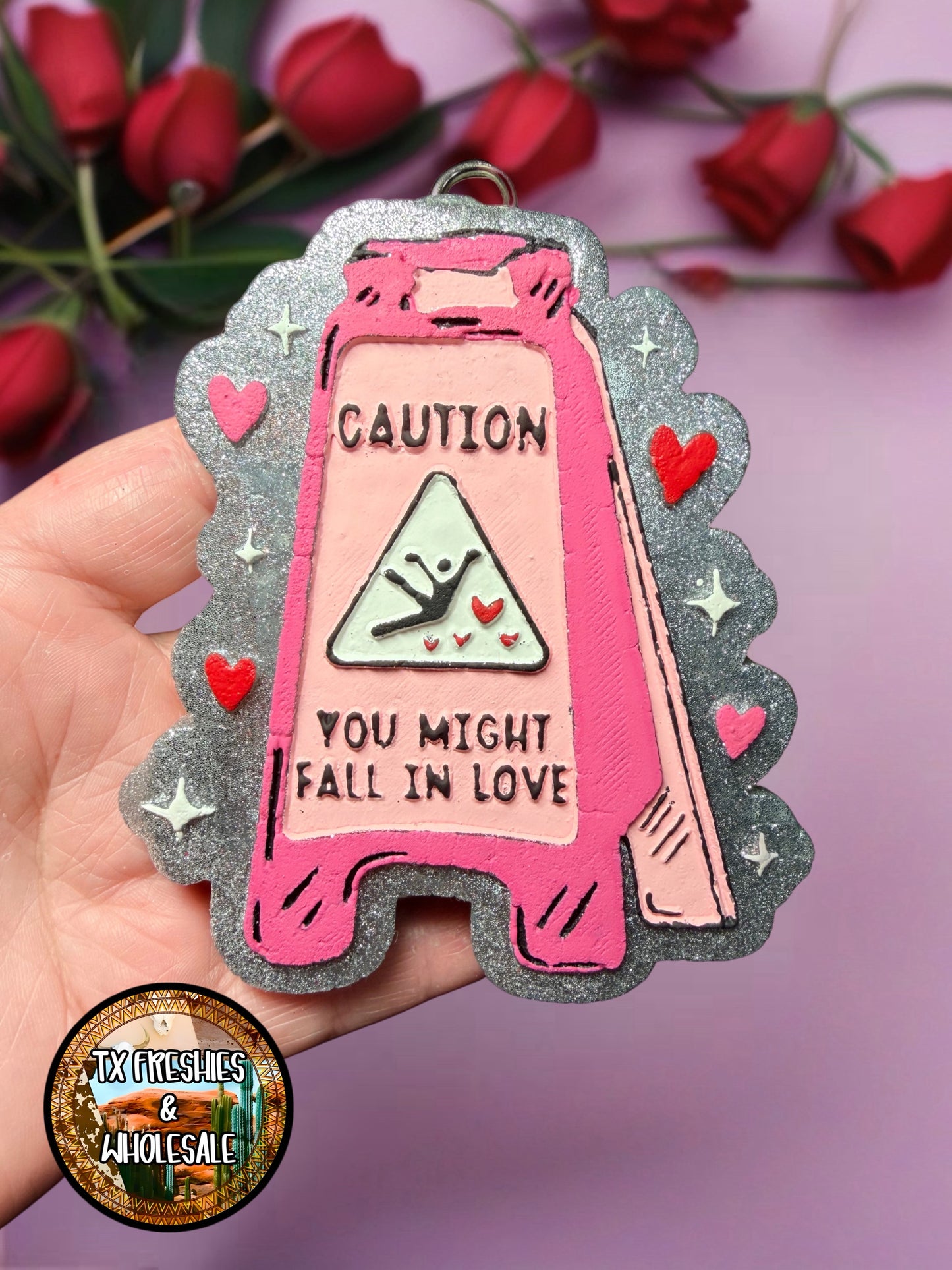 VALENTINE'S LOVE ROMANCE PAINTED CAR FRESHIE (YOU CHOOSE DESIGN)