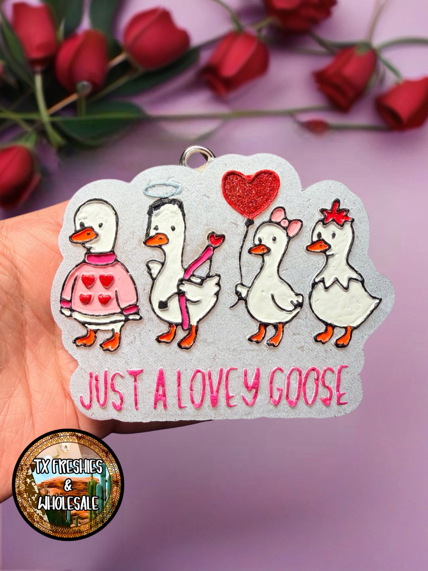 VALENTINE'S LOVE ROMANCE PAINTED CAR FRESHIE (YOU CHOOSE DESIGN)