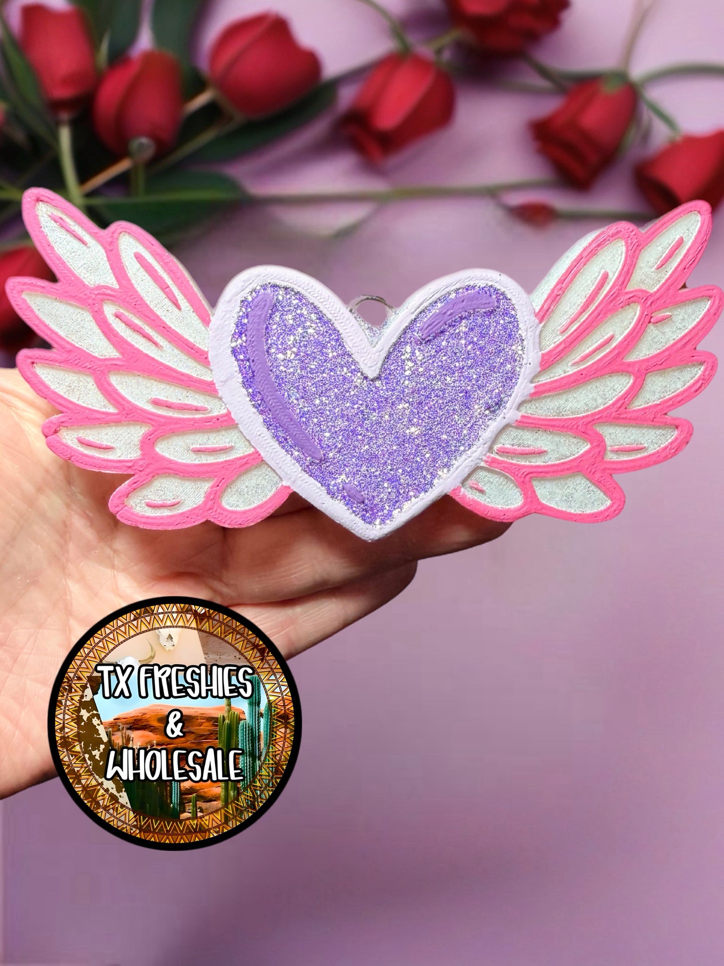 VALENTINE'S LOVE ROMANCE PAINTED CAR FRESHIE (YOU CHOOSE DESIGN)