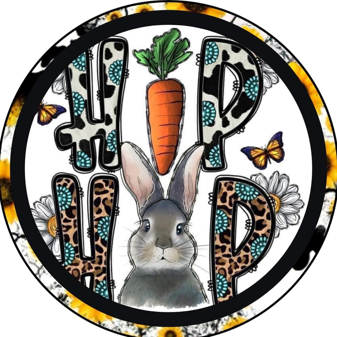 EASTER CAR FRESHIE CARD STOCK (CHOOSE IMAGE)