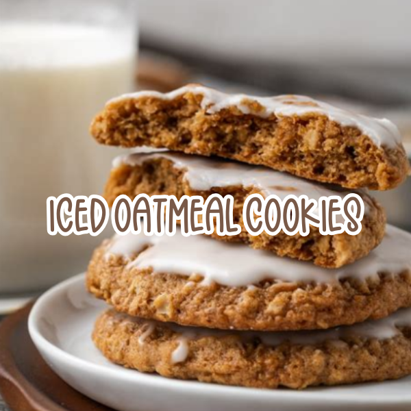 Iced Oatmeal Cookies