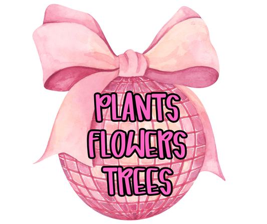 PLANTS FLOWERS TREES PAINTED CAR FRESHIE (YOU CHOOSE DESIGN)