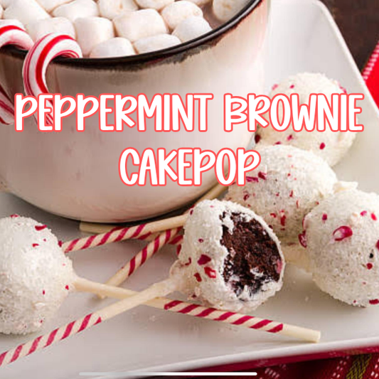 Peppermint Brownie Cakepop